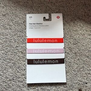 Lululemon 6-Pack Flat Hair Elastics